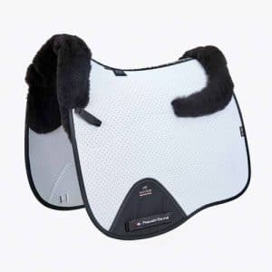Premier Equine Close Contact Airtechnology Shockproof Wool - Dressur - Hvid/sort