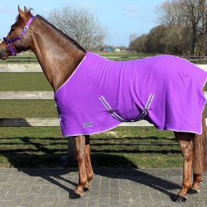 QHP fleecedækken - 105 - Rød