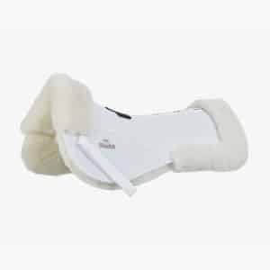 Premier Equine Airtechnology Shockproof Wool Half Pad - Hvid/natur
