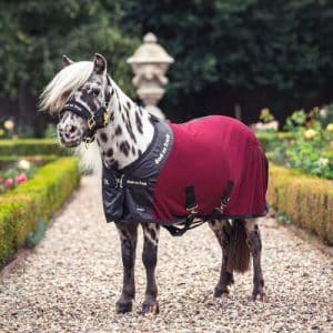 Back on Track Royal Deluxe Pony netdækken - Vinrød, 85cm