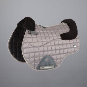 Premier Equine Atlantis CC Satin spring underlag - Grå/sort merino