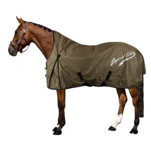 Imperial Riding - Outdoor blanket, Super-dry, 400gr - Olive green / 145