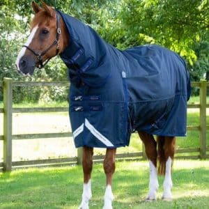 Premier Equine Buster Storm Combo 420g med sømløs hals - Navy