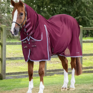 Premier Equine Combo Mesh Air insektdækken - Vinrød
