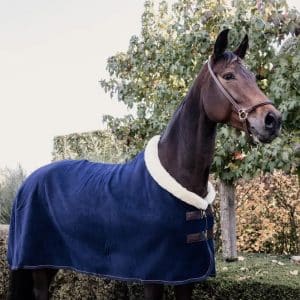 Kentucky - Fleecedækken, Fleece rug show "heavy" - Black / 130cm