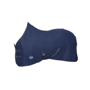 Wahlsten fleece dækken - Navy - 145cm