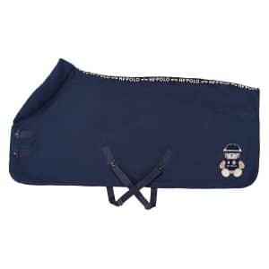 HV Polo Fleecedækken Teddy Design Navy 115 cm